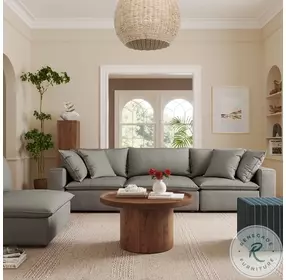 Cali Slate Performance Fabric Modular Sofa