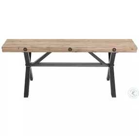 Keaton Callista Raw Natural Dining Room Set