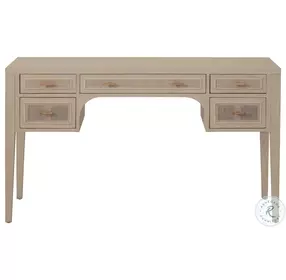 Cane Smoke Gray Oak Desk