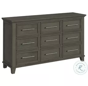 Henrik Grey 9 Drawer Dresser