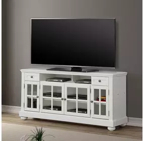 Cape Cod Vintage White 63" TV Console