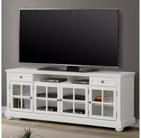 Cape Cod Vintage White 76" TV Console