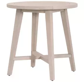 Carmel Washed Ever Teak Outdoor 36" Round Counter Height Table