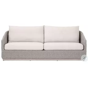 Caspian Ecru Weave Outdoor Performance Fabric Sofa