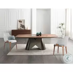 Rocco Walnut Dining Table