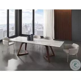 Suzzie White And High Polished Stainless Steel Arm Chair