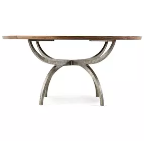 Echoes Light Echo Oak 64" Round Lagan Dining Table