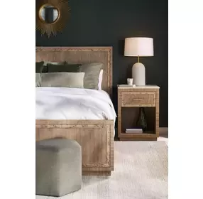 Monterey Hawthorne Light King Panel Bed
