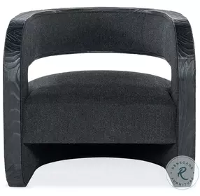 Burke Black Accent Chair