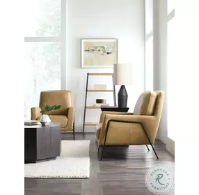 Lunara Brown Club Chair
