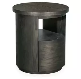 Saddlewood Coffee Bean Round End Table