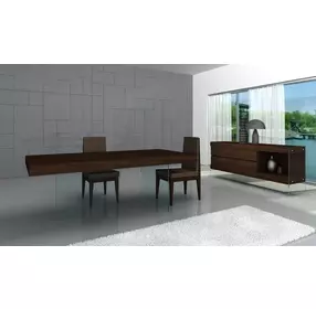 Float Dark Oak 78" Rectangular Dining Table