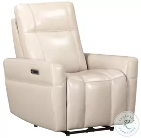 Branford Steamboat Quartz Leather Zero Gravity Power Recliner