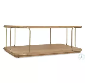 Banyon Bay Light Wood Rectangle Occasional Table Set