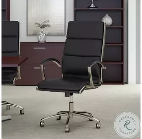 Modelo Black High Back Swivel Executive Office Chair