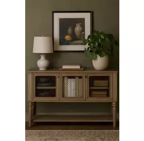 Magnolia Cashew 3 Door Server