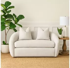 Blue Mallee Mendocino Beach 65" Loveseat