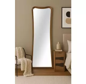 Blue Mallee Brown Rectangular Floor Mirror