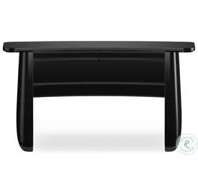 Cabochon Tempered And Piano Black Desk