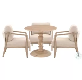 Chelsea Smoke Gray 36" Round Dining Table