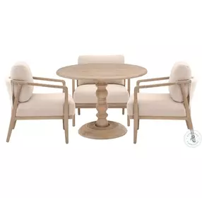 Chelsea Smoke Gray 42" Round Dining Table