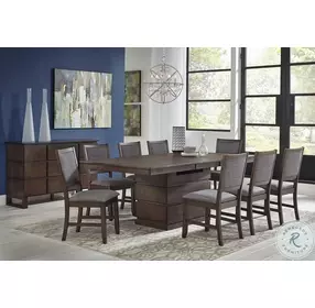 Chesney Falcon Brown 78" Extendable Dining Table