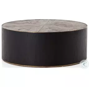 Perry Bright Brass Clad Occasional Table Set