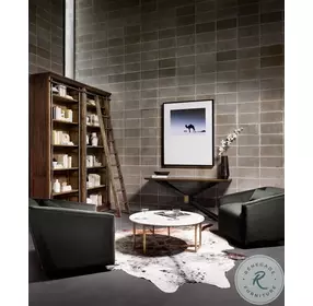 Spider Light Rustic Black Console Table