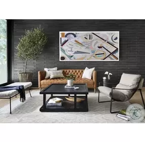 Charley Drifted Black Coffee Table