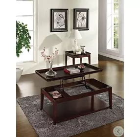 Clemson Merlot Cherry Lift Top Cocktail Table