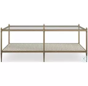 Perfectable New Gold Cocktail Table