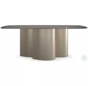 Aphelion Brushed Whisper Of Gold 80" Dining Table
