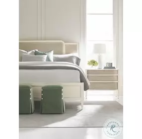 Dress Code Heron Grey And Soft Taupe 3 Drawer Nightstand