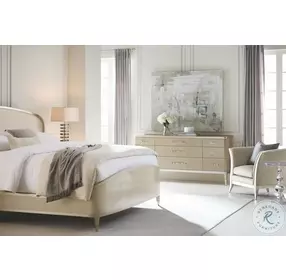 All Dressed Up Champagne Shimmer And Whisper Of Gold 9 Drawer Dresser