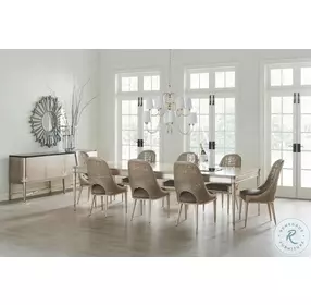 Cane I Join You Neutral Metallic Side Chair