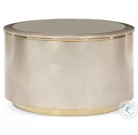 Lobby Circle In Time Auric And Gold Bullion Large Occasional Table Set