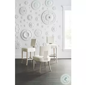 Reserved Seating Soft Silver Paint Bar Stool