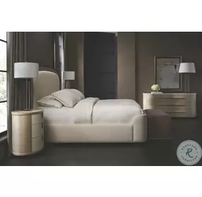 Wanderlust Sun Kissed Silver And Deep Bronze Queen Upholstered Panel Bed