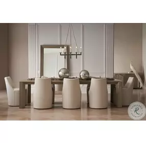 Pondering Ash Driftwood Floor Mirror