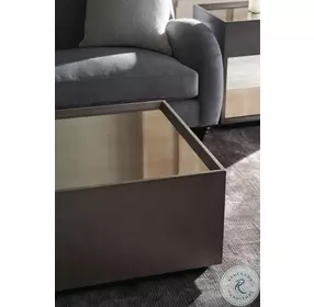 Dark Matter Twilight Frost And Antique Mirror Cocktail Table