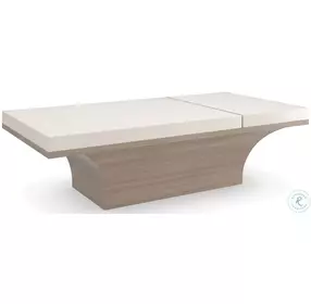 Full Break Ivory Craze And Dry Martini Occasional Table Set