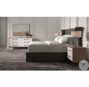Beauty Sleep Gray Upholstered King Platform Bed