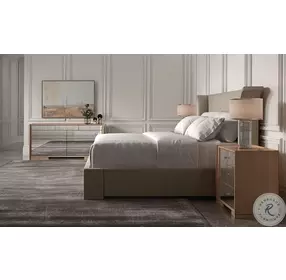 Beauty Sleep Beige Upholstered Queen Platform Bed