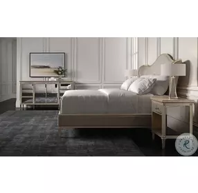 Bedtime Beauty Auric Upholstered King Platform Bed