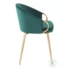 Claire Emerald Green Velvet Chair