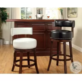 Shirley White 24" Bar Stool Set Of 2