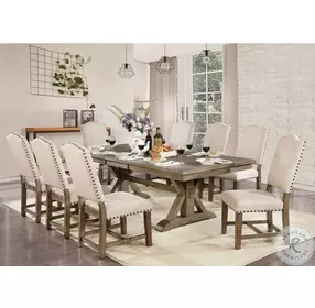 Julia Light Oak Extendable Dining Table