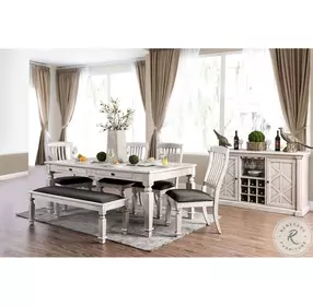 Georgia Antique White Server