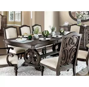 Arcadia Rustic Natural Tone Extendable Rectangular Dining Room Set