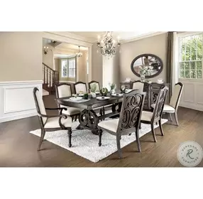 Arcadia Rustic Natural Tone Extendable Rectangular Dining Table